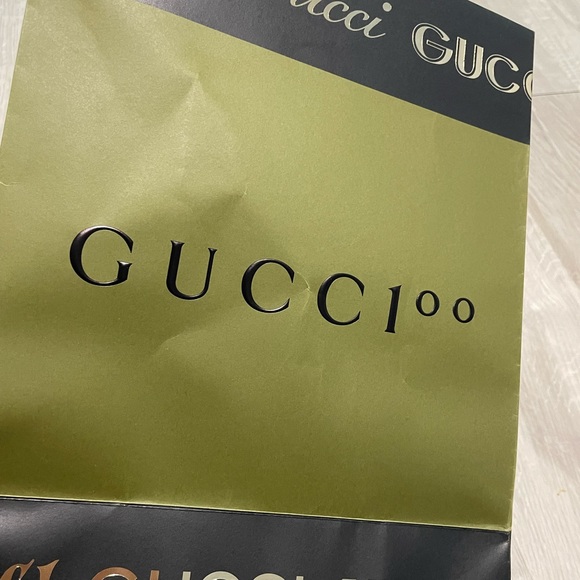 Gucci 100 Years Anniversary Special Edition Empty Paper Bag 13.50”x 10” x 5” - Picture 10 of 15